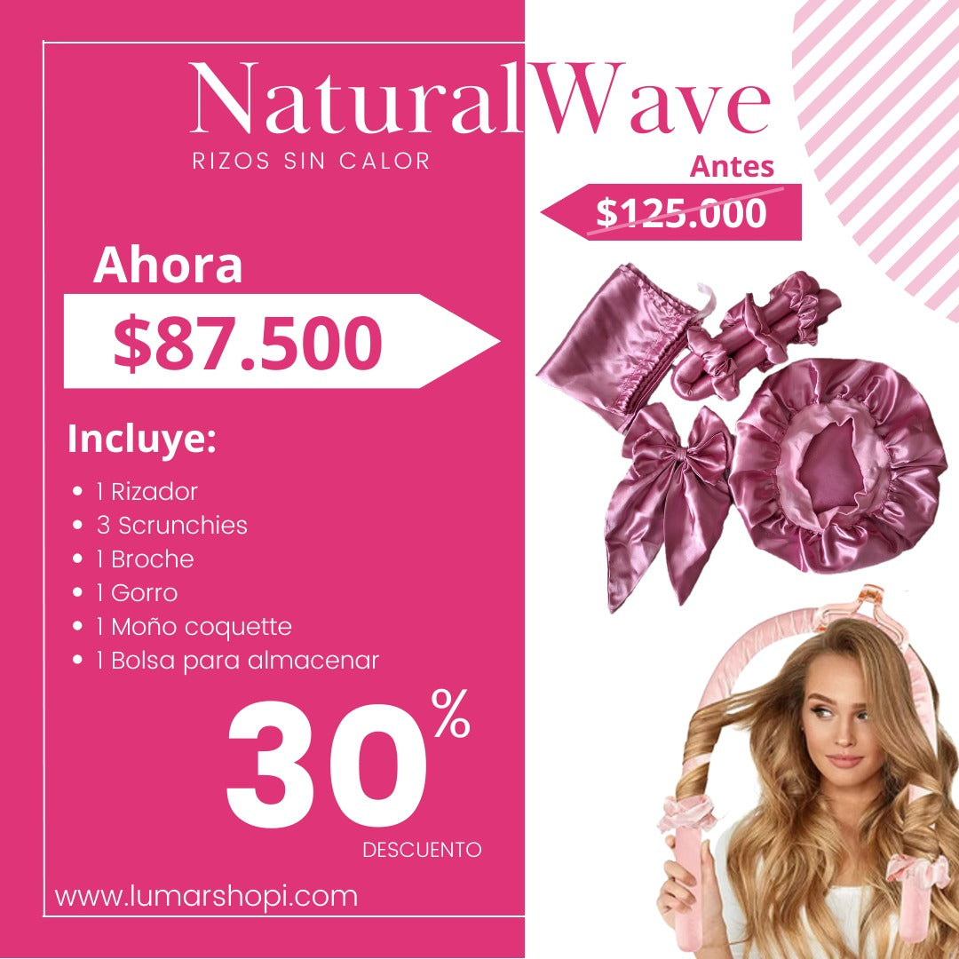 RIZADOR DE CABELLO (ONDAS SIN CALOR)